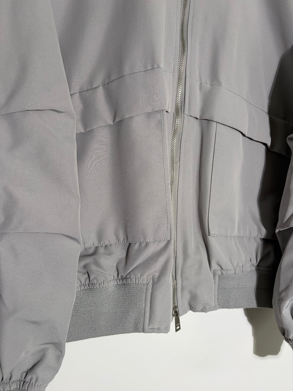 [Codegraphy] Oversized Bomber (Grey)