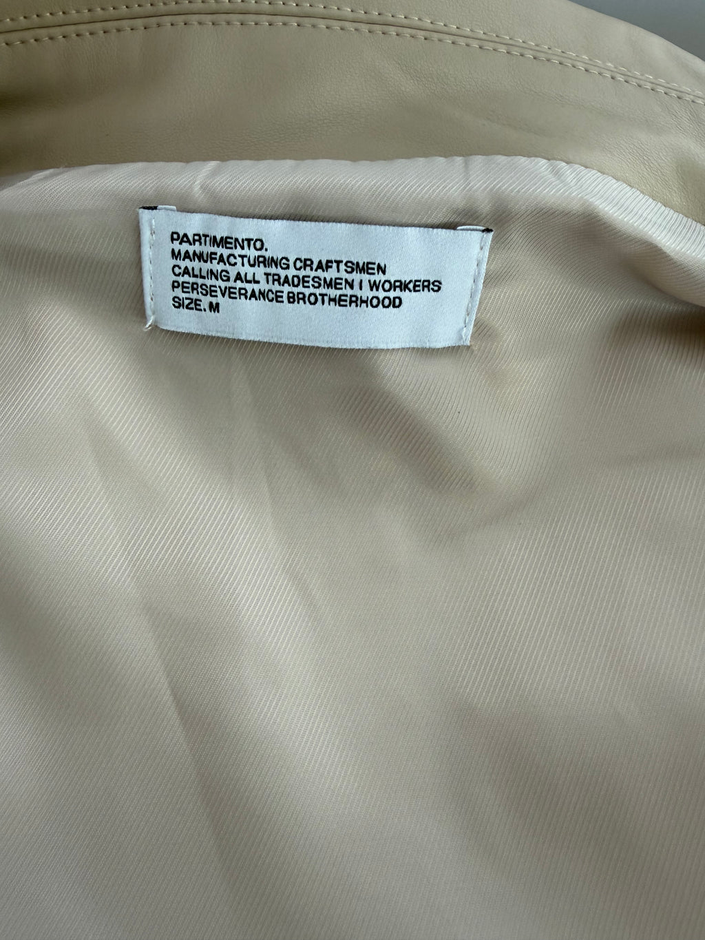 [Partimento] Varsity Jacket (Beige)
