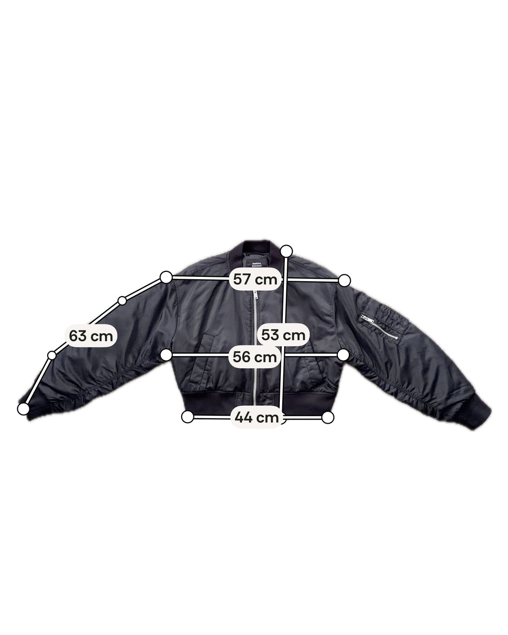 [Musinsa Standard] Cropped Bomber