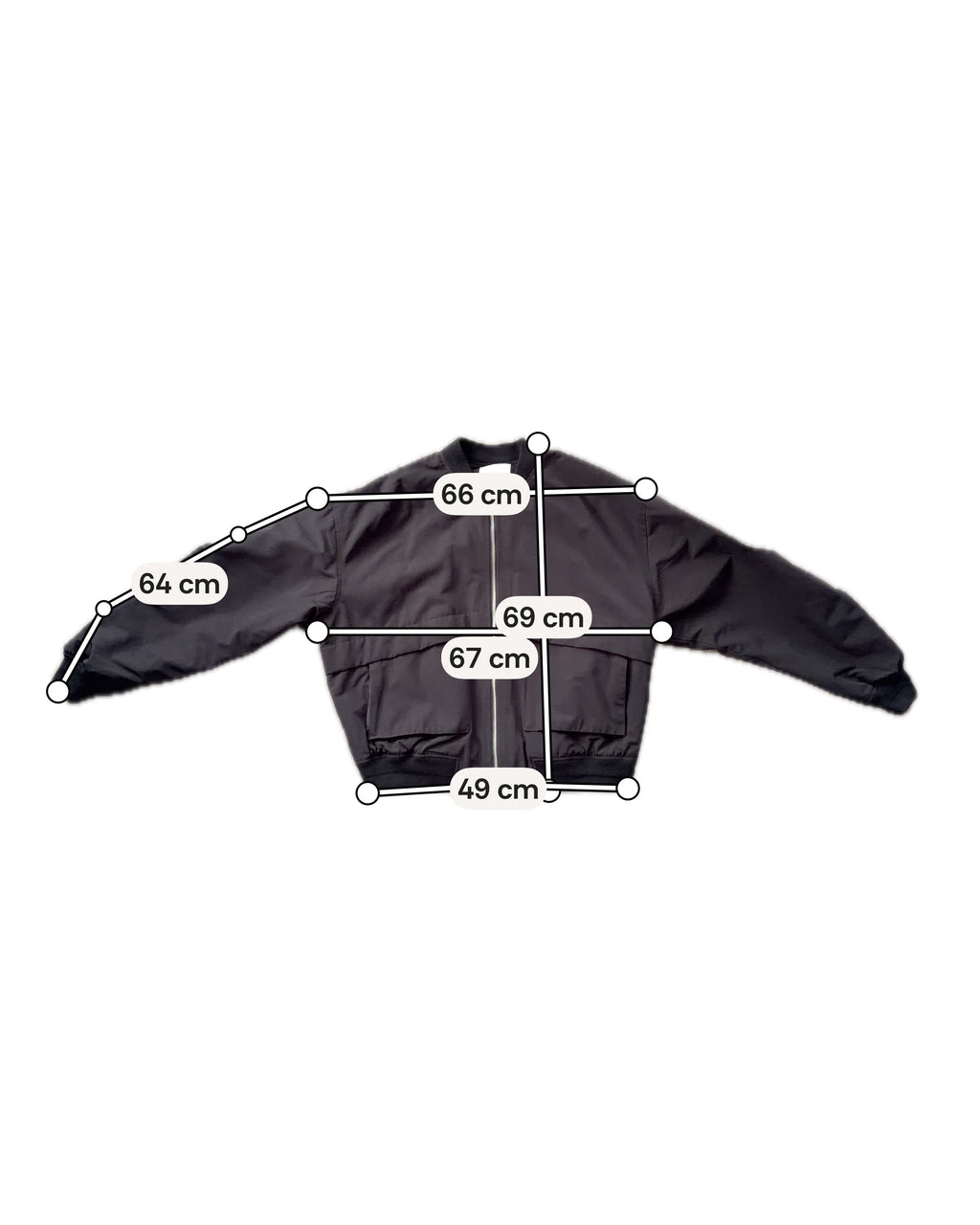 [Codegraphy] Oversized Bomber (Black)