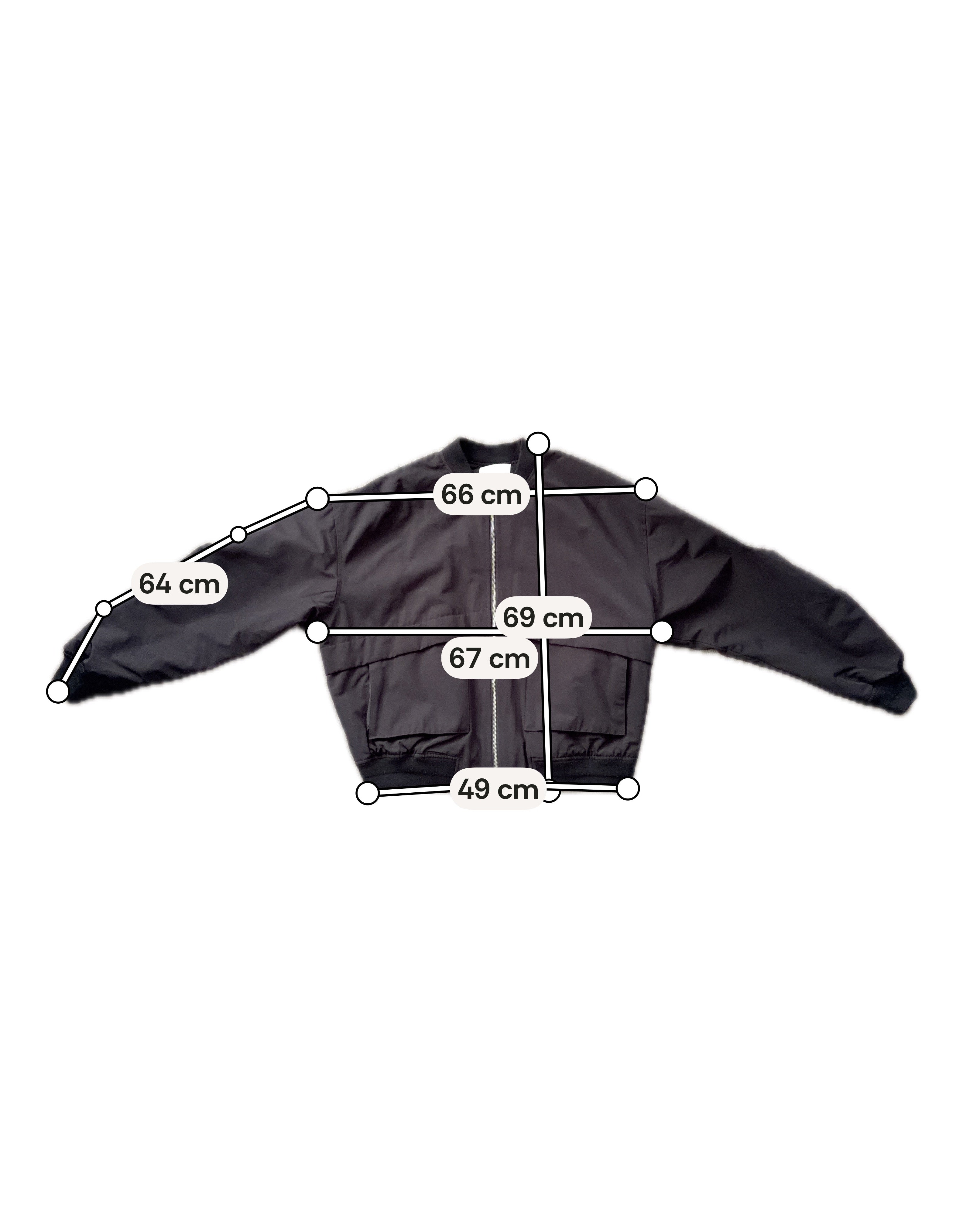 [Codegraphy] Oversized Bomber (Black)